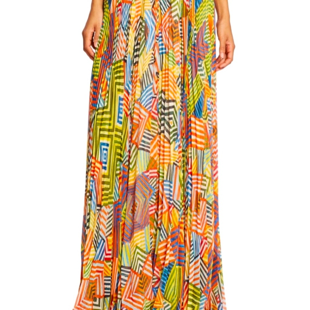 Alice + Olivia maxi skirt multi color.